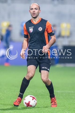  29.11.2017 GDYNIA<br />PILKA NOZNA - PUCHAR POLSKI PZPN 2017/2018<br />MECZ ARKA GDYNIA - CHROBRY GLOGOW<br />N/Z MICHAL MICHALEC<br /> 