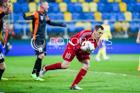  29.11.2017 GDYNIA<br />PILKA NOZNA - PUCHAR POLSKI PZPN 2017/2018<br />MECZ ARKA GDYNIA - CHROBRY GLOGOW<br />N/Z KRZYSZTOF PILARZ<br /> 
