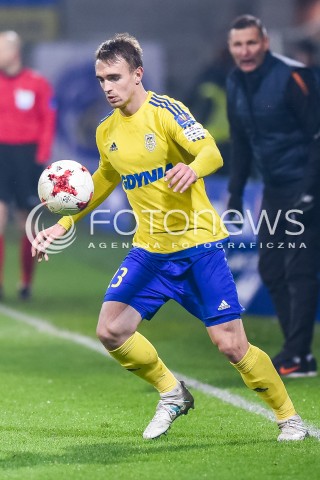  29.11.2017 GDYNIA<br />PILKA NOZNA - PUCHAR POLSKI PZPN 2017/2018<br />MECZ ARKA GDYNIA - CHROBRY GLOGOW<br />N/Z MARCIN WARCHOLAK<br /> 