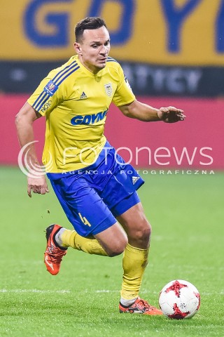  29.11.2017 GDYNIA<br />PILKA NOZNA - PUCHAR POLSKI PZPN 2017/2018<br />MECZ ARKA GDYNIA - CHROBRY GLOGOW<br />N/Z DAWID SOLDECKI<br /> 