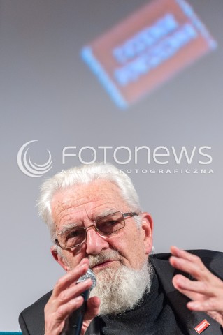  01.12.2017 WARSZAWA<br />SPOTKANIE Z KSIEDZEM ADAMEM BONIECKIM W MUZEUM POLIN PT. WOLNOSCI ODDAC NIE UMIEM <br />N/Z ADAM BONIECKI<br /> 