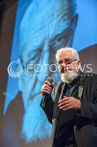  01.12.2017 WARSZAWA<br />SPOTKANIE Z KSIEDZEM ADAMEM BONIECKIM W MUZEUM POLIN PT. WOLNOSCI ODDAC NIE UMIEM <br />N/Z ADAM BONIECKI<br /> 
