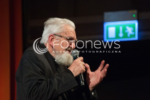 01.12.2017 WARSZAWA<br />SPOTKANIE Z KSIEDZEM ADAMEM BONIECKIM W MUZEUM POLIN PT. WOLNOSCI ODDAC NIE UMIEM <br />N/Z ADAM BONIECKI<br /> 