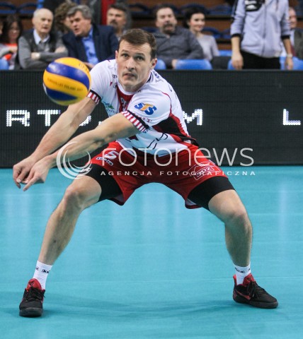  01.12.2017 RZESZOW<br />SIATKOWKA PLUSLIGA 2017/2018 MEN VOLLEYBALL POLAND POLISH PLUS LIGA LEAGUE SEASON 2017/2018<br />MECZ ASSECO RESOVIA RZESZOW - ONICO WARSZAWA <br />N/Z LUKAS TICHACEK SYLWETKA <br /> 