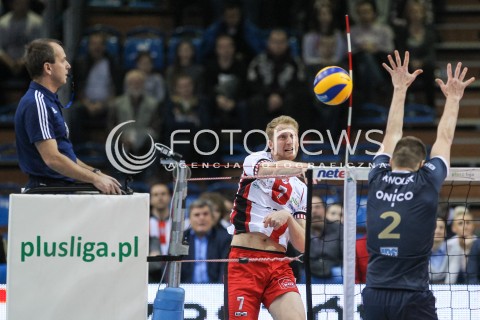  01.12.2017 RZESZOW<br />SIATKOWKA PLUSLIGA 2017/2018 MEN VOLLEYBALL POLAND POLISH PLUS LIGA LEAGUE SEASON 2017/2018<br />MECZ ASSECO RESOVIA RZESZOW - ONICO WARSZAWA <br />N/Z JAKUB JAROSZ <br /> 