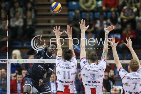  01.12.2017 RZESZOW<br />SIATKOWKA PLUSLIGA 2017/2018 MEN VOLLEYBALL POLAND POLISH PLUS LIGA LEAGUE SEASON 2017/2018<br />MECZ ASSECO RESOVIA RZESZOW - ONICO WARSZAWA <br />N/Z SHARONE VERNON - EVANS <br /> 