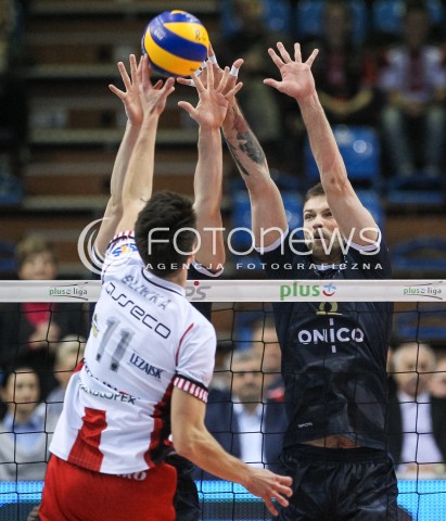  01.12.2017 RZESZOW<br />SIATKOWKA PLUSLIGA 2017/2018 MEN VOLLEYBALL POLAND POLISH PLUS LIGA LEAGUE SEASON 2017/2018<br />MECZ ASSECO RESOVIA RZESZOW - ONICO WARSZAWA <br />N/Z ANDRZEJ WRONA BLOK <br /> 