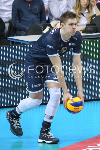  01.12.2017 RZESZOW<br />SIATKOWKA PLUSLIGA 2017/2018 MEN VOLLEYBALL POLAND POLISH PLUS LIGA LEAGUE SEASON 2017/2018<br />MECZ ASSECO RESOVIA RZESZOW - ONICO WARSZAWA <br />N/Z JAN NOWAKOWSKI SYLWETKA <br /> 