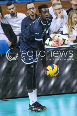  01.12.2017 RZESZOW<br />SIATKOWKA PLUSLIGA 2017/2018 MEN VOLLEYBALL POLAND POLISH PLUS LIGA LEAGUE SEASON 2017/2018<br />MECZ ASSECO RESOVIA RZESZOW - ONICO WARSZAWA <br />N/Z SHARONE VERNON - EVANS SYLWETKA <br /> 