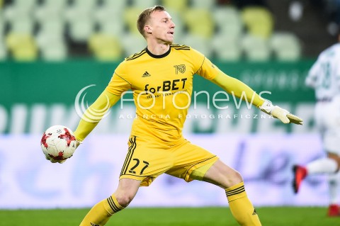  01.12.2017 GDANSK <br />PILKA NOZNA - EKSTRAKLASA SEZON 2017/2018<br />MECZ LECHIA GDANSK - SLASK WROCLAW<br />N/Z JAKUB SLOWIK<br /> 