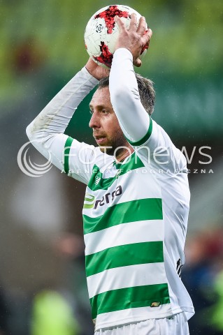  01.12.2017 GDANSK <br />PILKA NOZNA - EKSTRAKLASA SEZON 2017/2018<br />MECZ LECHIA GDANSK - SLASK WROCLAW<br />N/Z JAKUB WAWRZYNIAK<br /> 