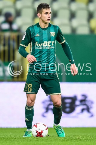  01.12.2017 GDANSK <br />PILKA NOZNA - EKSTRAKLASA SEZON 2017/2018<br />MECZ LECHIA GDANSK - SLASK WROCLAW<br />N/Z KONRAD POPRAWA<br /> 