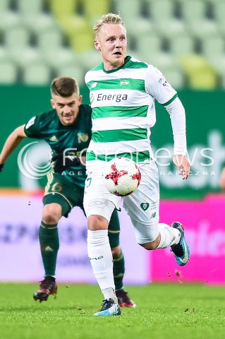  01.12.2017 GDANSK <br />PILKA NOZNA - EKSTRAKLASA SEZON 2017/2018<br />MECZ LECHIA GDANSK - SLASK WROCLAW<br />N/Z DANIEL LUKASIK<br /> 