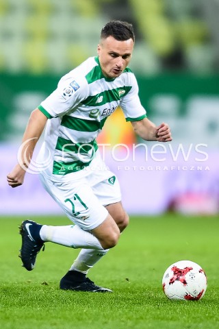  01.12.2017 GDANSK <br />PILKA NOZNA - EKSTRAKLASA SEZON 2017/2018<br />MECZ LECHIA GDANSK - SLASK WROCLAW<br />N/Z SLAWOMIR PESZKO<br /> 