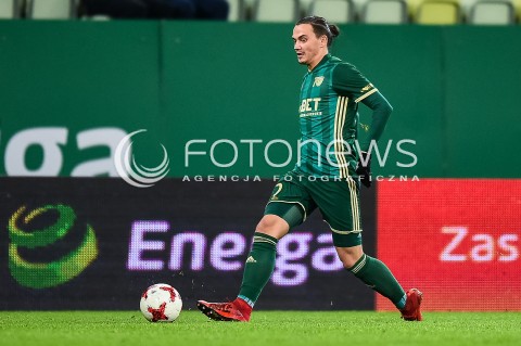  01.12.2017 GDANSK <br />PILKA NOZNA - EKSTRAKLASA SEZON 2017/2018<br />MECZ LECHIA GDANSK - SLASK WROCLAW<br />N/Z IGORS TARASOVS<br /> 