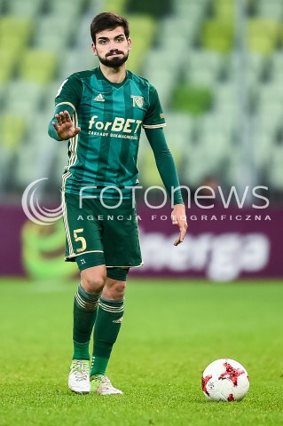  01.12.2017 GDANSK <br />PILKA NOZNA - EKSTRAKLASA SEZON 2017/2018<br />MECZ LECHIA GDANSK - SLASK WROCLAW<br />N/Z AUGUSTO<br /> 