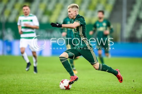  01.12.2017 GDANSK <br />PILKA NOZNA - EKSTRAKLASA SEZON 2017/2018<br />MECZ LECHIA GDANSK - SLASK WROCLAW<br />N/Z JAKUB KOSECKI<br /> 