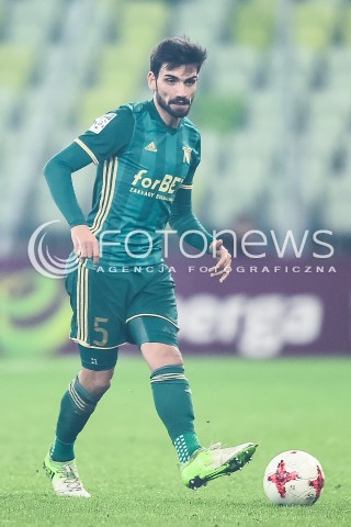  01.12.2017 GDANSK <br />PILKA NOZNA - EKSTRAKLASA SEZON 2017/2018<br />MECZ LECHIA GDANSK - SLASK WROCLAW<br />N/Z AUGUSTO<br /> 