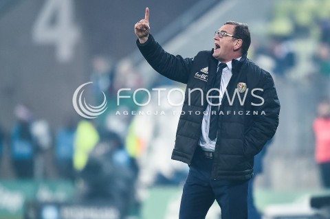  01.12.2017 GDANSK <br />PILKA NOZNA - EKSTRAKLASA SEZON 2017/2018<br />MECZ LECHIA GDANSK - SLASK WROCLAW<br />N/Z JAN URBAN<br /> 