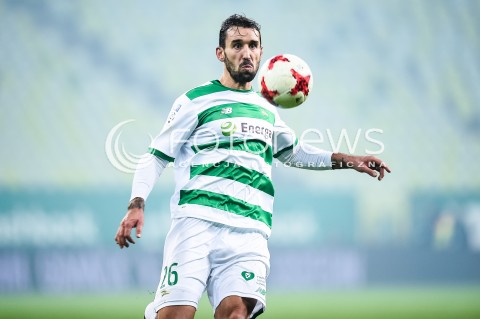  01.12.2017 GDANSK <br />PILKA NOZNA - EKSTRAKLASA SEZON 2017/2018<br />MECZ LECHIA GDANSK - SLASK WROCLAW<br />N/Z BLAZEJ AUGUSTYN<br /> 