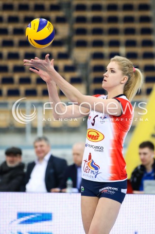  03.12.2017 LODZ SIATKOWKA ORLEN LIGA SEZON 2017/2018<br />
GROT BUDOWLANI LODZ - ENEA PTPS PILA<br />
N/Z AGNIESZKA KAKOLEWSKA SYLWETKA<br />
 