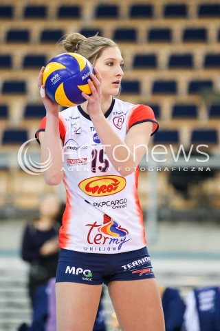  03.12.2017 LODZ SIATKOWKA ORLEN LIGA SEZON 2017/2018<br />
GROT BUDOWLANI LODZ - ENEA PTPS PILA<br />
N/Z KAJA GROBELNA SYLWETKA<br />
 