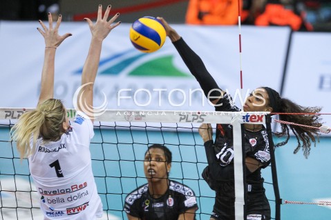  03.12.2017 RZESZOW <br />SIATKOWKA LIGA SIATKOWKI KOBIET LSK 2017/2018 WOMEN VOLLEYBALL POLAND POLISH LEAGUE <br />MECZ DEVELOPRES SKYRES RZESZOW - LKS COMMERCECON LODZ <br />N/Z DEJA MCCLENDON <br /> 