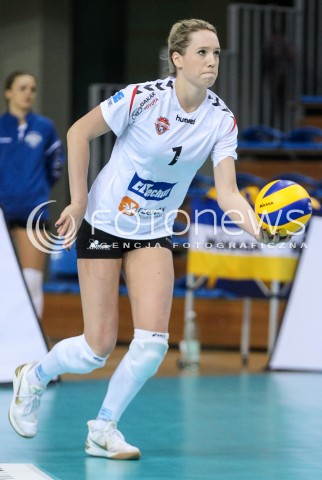  03.12.2017 RZESZOW <br />SIATKOWKA LIGA SIATKOWKI KOBIET LSK 2017/2018 WOMEN VOLLEYBALL POLAND POLISH LEAGUE <br />MECZ DEVELOPRES SKYRES RZESZOW - LKS COMMERCECON LODZ <br />N/Z HELENE ROUSSEAUX SYLWETKA <br /> 