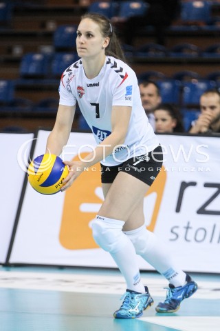  03.12.2017 RZESZOW <br />SIATKOWKA LIGA SIATKOWKI KOBIET LSK 2017/2018 WOMEN VOLLEYBALL POLAND POLISH LEAGUE <br />MECZ DEVELOPRES SKYRES RZESZOW - LKS COMMERCECON LODZ <br />N/Z EWA ZAK SYLWETKA <br /> 