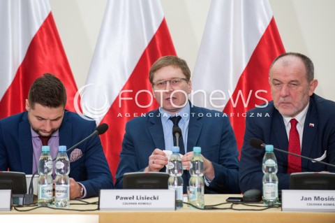  04.12.2017 WARSZAWA<br />ROZPRAWA KOMISJI REPRYWATYZACYJNEJ DS NOAKOWSKIEGO 16<br />N/Z PAWEL LISIECKI JAN MOSINSKI PATRYK JAKI<br /> 