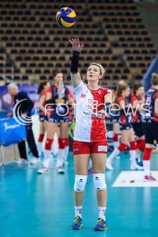  07.12.2017 LODZ SIATKOWKA ORLEN LIGA SEZON 2017/2018<br />
LKS COMMERCECON LODZ - GROT BUDOWLANI LODZ<br />
N/Z IZABELA KOWALINSKA SYLWETKA<br />
 