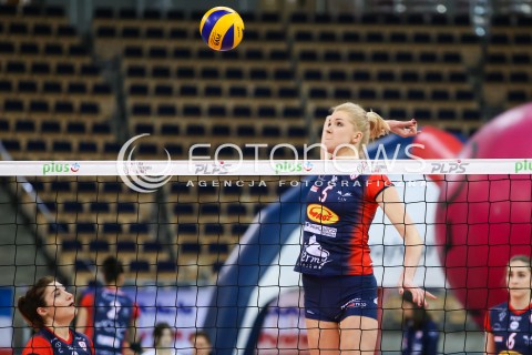  07.12.2017 LODZ SIATKOWKA ORLEN LIGA SEZON 2017/2018<br />
LKS COMMERCECON LODZ - GROT BUDOWLANI LODZ<br />
N/Z AGNIESZKA KAKOLEWSKA SYLWETKA<br />
 