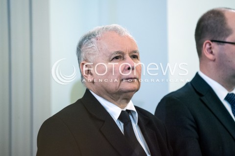  08.12.2017 WARSZAWA<br />UROCZYSTOSC PRZYJECIA DYMISJI RADY MINISTROW I NOMINACJI NA STANOWSKO PREZESA RADY MINISTROW<br />N/Z JAROSLAW KACZYNSKI<br /> 