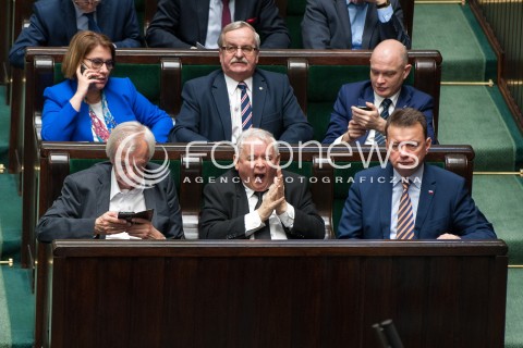  08.12.2017 WARSZAWA SEJM<br />POSIEDZENIE SEJMU<br />N/Z JAROSLAW KACZYNSKI ZIEWA MARIUSZ BLASZCZAK RYSZARD TERLECKI<br /> 