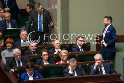  08.12.2017 WARSZAWA SEJM<br />POSIEDZENIE SEJMU<br />N/Z PATRYK JAKI ZBIGNIEW ZIOBRO ANTONI MACIEREWICZ MARIUSZ KAMINSKI<br /> 