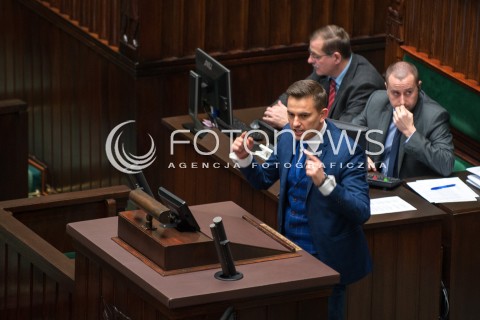 08.12.2017 WARSZAWA SEJM<br />POSIEDZENIE SEJMU<br />N/Z ARKADIUSZ MYRCHA<br /> 