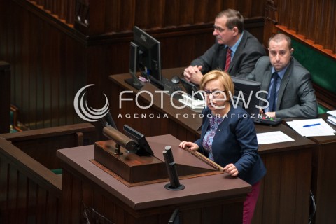  08.12.2017 WARSZAWA SEJM<br />POSIEDZENIE SEJMU<br />N/Z PAULINA HENNIG - KLOSKA<br /> 
