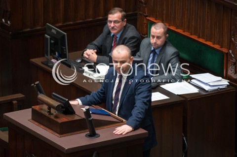  08.12.2017 WARSZAWA SEJM<br />POSIEDZENIE SEJMU<br />N/Z PAWEL MUCHA<br /> 