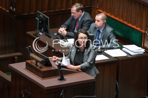  08.12.2017 WARSZAWA SEJM<br />POSIEDZENIE SEJMU<br />N/Z KAMILA GASIUK - PIHOWICZ<br /> 