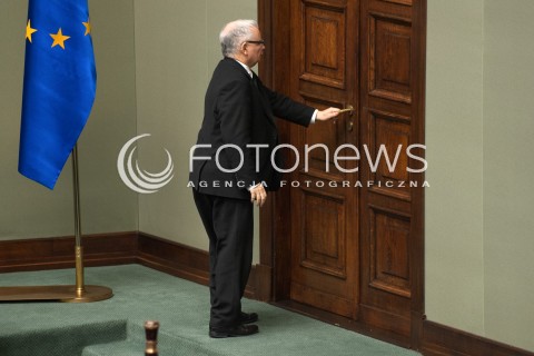  08.12.2017 WARSZAWA SEJM<br />POSIEDZENIE SEJMU<br />N/Z JAROSLAW KACZYNSKI<br /> 