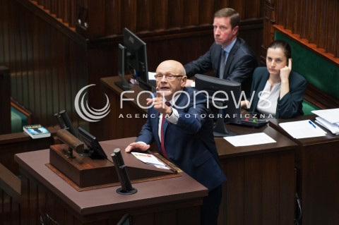  08.12.2017 WARSZAWA SEJM<br />POSIEDZENIE SEJMU<br />N/Z JERZY JACHNIK<br /> 