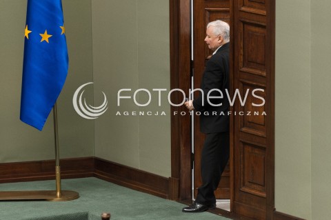  08.12.2017 WARSZAWA SEJM<br />POSIEDZENIE SEJMU<br />N/Z JAROSLAW KACZYNSKI<br /> 