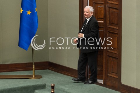  08.12.2017 WARSZAWA SEJM<br />POSIEDZENIE SEJMU<br />N/Z JAROSLAW KACZYNSKI<br /> 