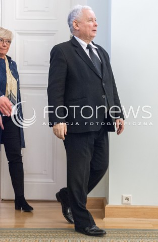  11.12.2017 WARSZAWA<br />POWOLANIE RZADU MATEUSZA MORAWIECKIEGO<br />N/Z JAROSLAW KACZYNSKI<br /> 