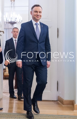  11.12.2017 WARSZAWA<br />POWOLANIE RZADU MATEUSZA MORAWIECKIEGO<br />N/Z ANDRZEJ DUDA<br /> 