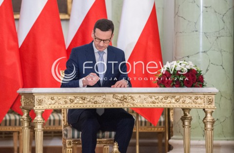  11.12.2017 WARSZAWA<br />POWOLANIE RZADU MATEUSZA MORAWIECKIEGO<br />N/Z MATEUSZ MORAWIECKI<br /> 