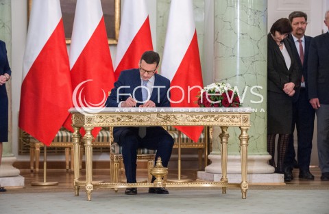  11.12.2017 WARSZAWA<br />POWOLANIE RZADU MATEUSZA MORAWIECKIEGO<br />N/Z MATEUSZ MORAWIECKI<br /> 