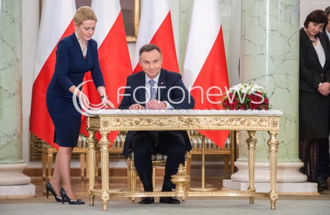  11.12.2017 WARSZAWA<br />POWOLANIE RZADU MATEUSZA MORAWIECKIEGO<br />N/Z ANDRZEJ DUDA<br /> 
