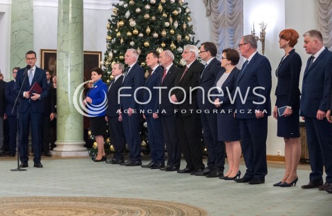  11.12.2017 WARSZAWA<br />POWOLANIE RZADU MATEUSZA MORAWIECKIEGO<br />N/Z MINISTROWIE RZADU MATEUSZA MORAWIECKIEGO BEATA SZYDLO ANTONI MACIEREWICZ MATEUSZ MORAWIECKI PIOTR GLINSKI JAROSLAW GOWIN MARIUSZ BLASZCZAK ANTONI MACIEREWICZ WITOLD WASZCZYKOWSKI ZBIGNIEW ZIOBRO ANNA ZALEWSKA JAN SZYSZKO KRZYSZTOF JURGIEL<br /> 
