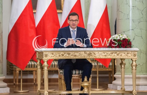  11.12.2017 WARSZAWA<br />POWOLANIE RZADU MATEUSZA MORAWIECKIEGO<br />N/Z MATEUSZ MORAWIECKI<br /> 